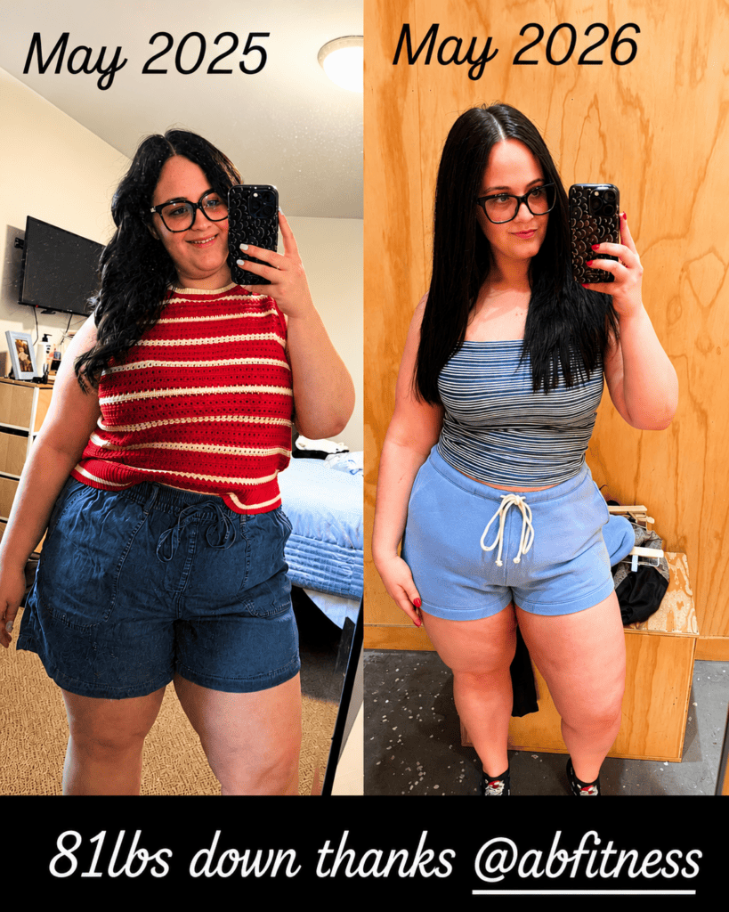 AB Fitness Personal Training Results transformation