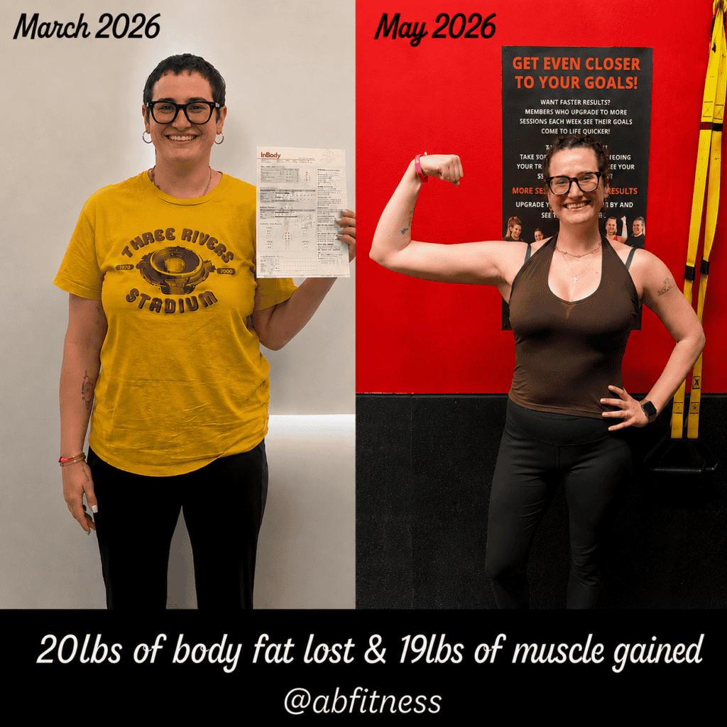 AB Fitness Personal Training Transformations Long Island client success story