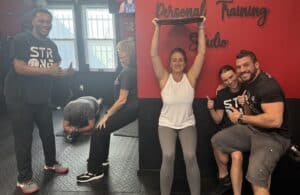 merrick ny personal trainer training a client